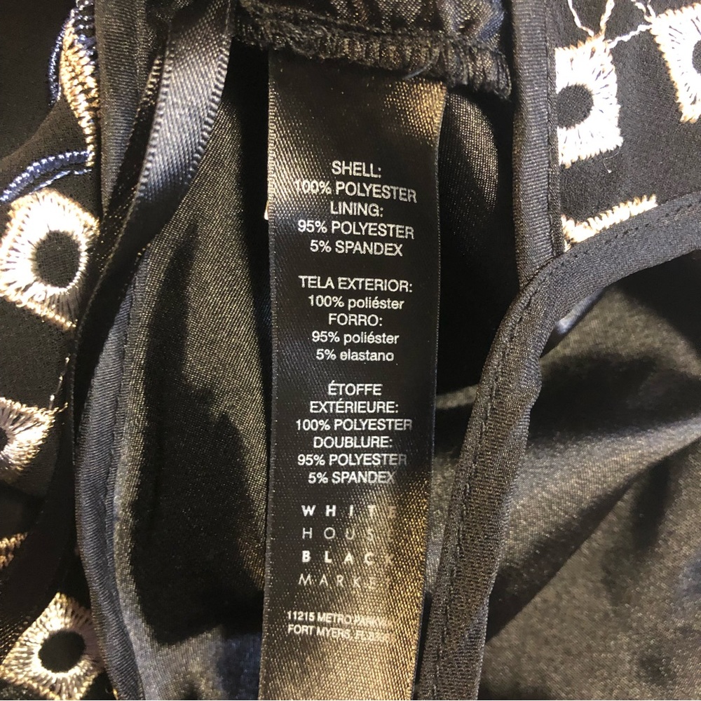 WHBM Embroidered Shift Dress, 6 - Picture 9 of 10